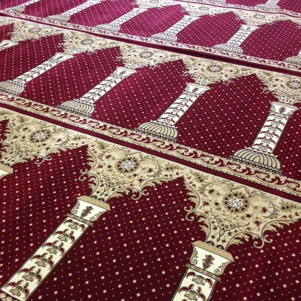 Mosque Carpet - Slider Image 2 (Red Maroon)